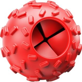 Treat Dispensing Dog Toy Interactive Cognitive Treat Toy Puzzle Ball for Puppies and Small Dogs Slow Eating Stress Relief Fetch Chewing and Training