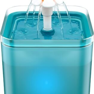 Cat Water Fountain Indoor Pet Drinking Fountain Ultra Silent Automatic Water Dispenser for Cats and Small Dogs