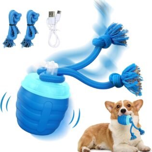Interactive Dog Toy Automatic Moving Ball for Medium and Large Dogs Boredom Relief Training Rechargeable Toy