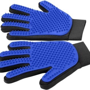 Pet Hair Removal Glove with Silicone Tips for Dogs and Cats