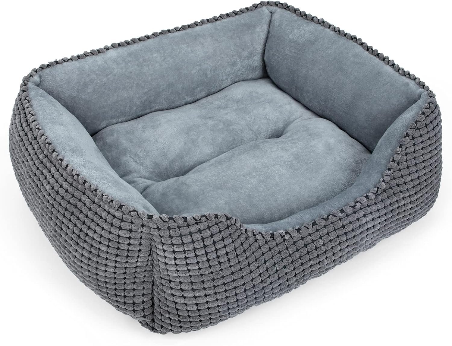 Dog Bed for Large Medium Small Dogs Rectangle Washable Sleeping Orthopedic Pet Sofa Bed Soft Calming Cat Puppy Bed Indoor Cats Anti Slip Bottom