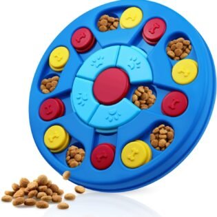 Interactive Dog Puzzle Game Toy for Smart Dogs IQ Stimulation Treat Training Slow Feeder Advanced Level