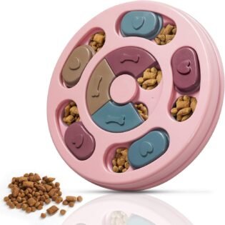 Dog Puzzle Food Feeder Toy for IQ Training Mental Enrichment Treat Puzzle