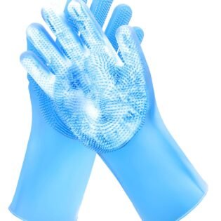 Pet Grooming Gloves Dog Washing Gloves with High Density Teeth