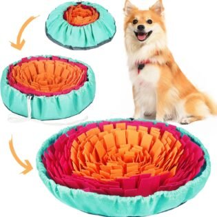 Snuffle Mat for Dogs Interactive Sniff Mat Slow Eating Keep Busy Natural Foraging Skills Mental Stimulation